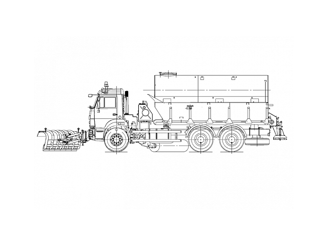Комбинированная дорожная машина КО-823-10 Комбинированная дорожная машина КО-823-10