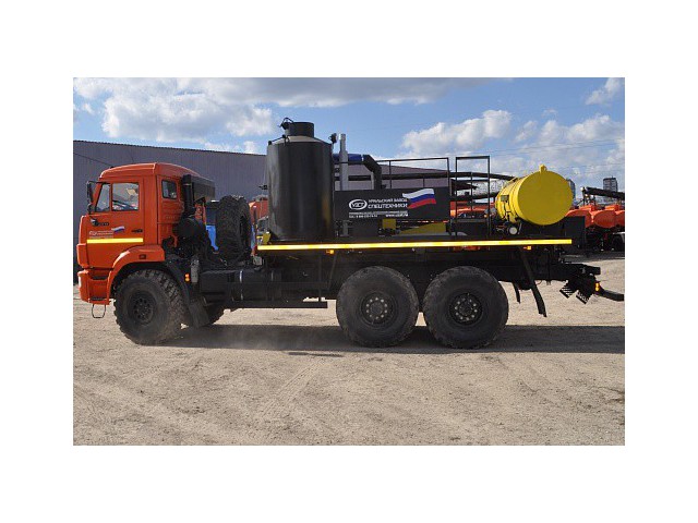 Агрегат для депарафинизации скважин АДПМ 12/150 УЗСТ 6891-10 на шасси КАМАЗ-43118