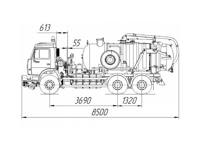 Илососная машина КО-507АГ