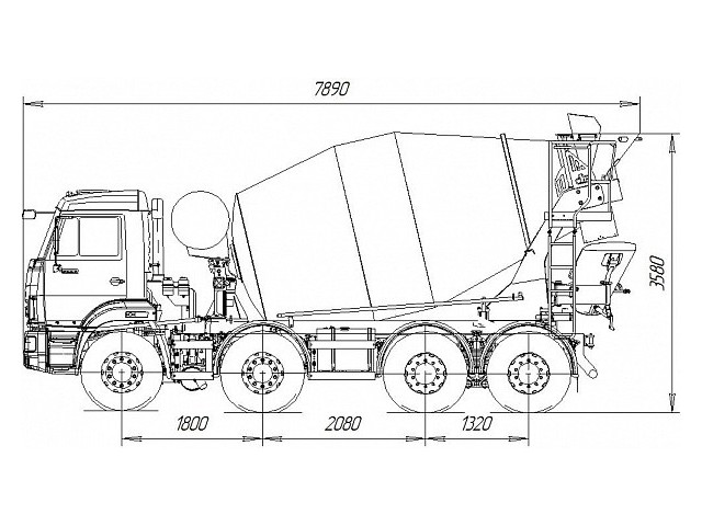 Автобетоносмеситель 58147Y