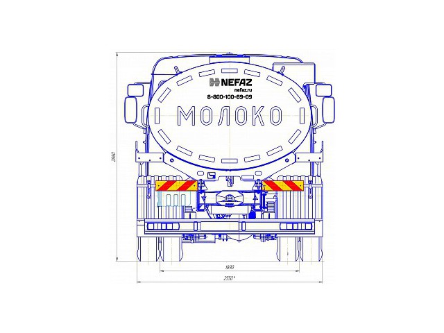 Автоцистерна НЕФАЗ-66064-0013320-A4 для перевозки пищевых жидкостей Автоцистерна НЕФАЗ-66064-0013320-A4 для перевозки пищевых жидкостей