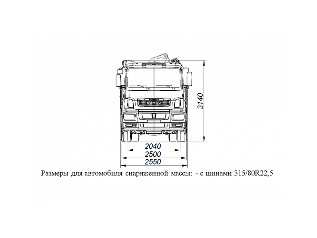 БОРТОВОЙ АВТОМОБИЛЬ С КМУ PALFINGER PK15500A НА ШАССИ KAMAZ-65207 (659000-0000001-01)