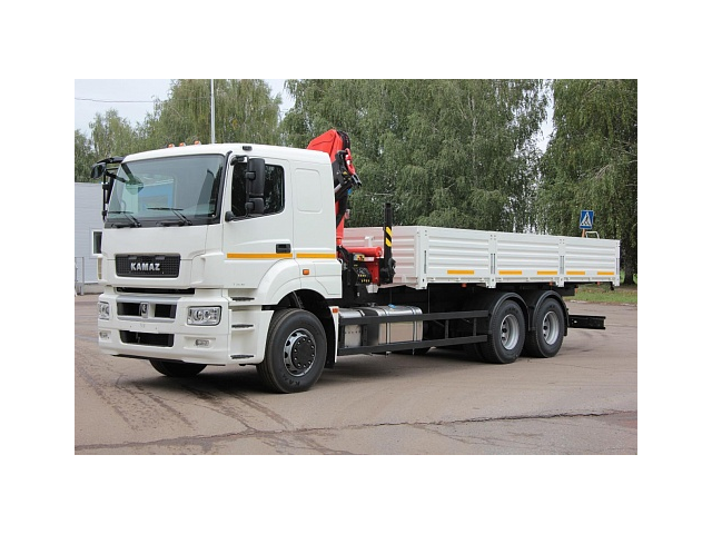 БОРТОВОЙ АВТОМОБИЛЬ С КМУ PALFINGER INMAN IM 150N НА ШАССИ KAMAZ-65207 (659000-0000335-01)