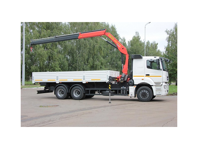 БОРТОВОЙ АВТОМОБИЛЬ С КМУ PALFINGER INMAN IM 150N НА ШАССИ KAMAZ-65207 (659000-0000335-01)