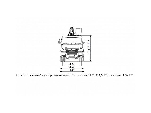 БОРТОВОЙ АВТОМОБИЛЬ С КМУ ГАЛИЧАНИН КМУ-150 НА ШАССИ KAMAZ-65117 (659000-0007000-21)