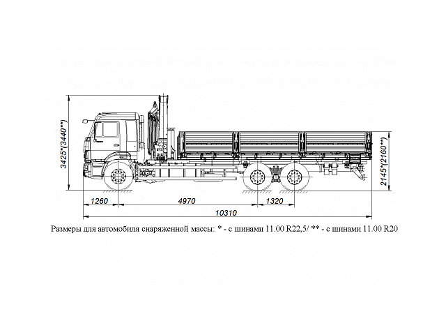 БОРТОВОЙ АВТОМОБИЛЬ С КМУ PALFINGER PK23500A НА ШАССИ KAMAZ-65117 (659000-0000002-21)