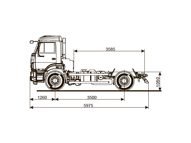 ШАССИ КАМАЗ 43255-69 (G5) ШАССИ КАМАЗ 43255-69 (G5)