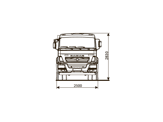 ШАССИ КАМАЗ 43255-69 (G5) ШАССИ КАМАЗ 43255-69 (G5)
