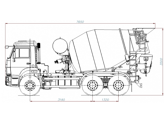 Автобетоносмеситель 58145Y