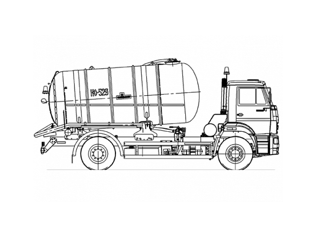 Машина ассенизационная КО-529-14 Машина ассенизационная КО-529-14