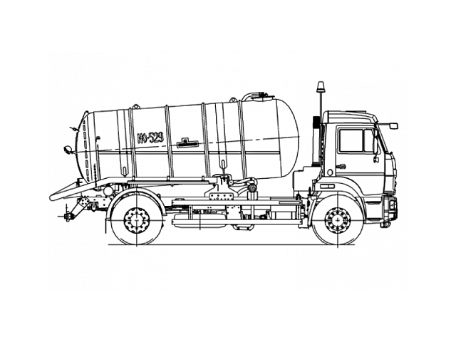Машина ассенизационная КО-529-13 Машина ассенизационная КО-529-13