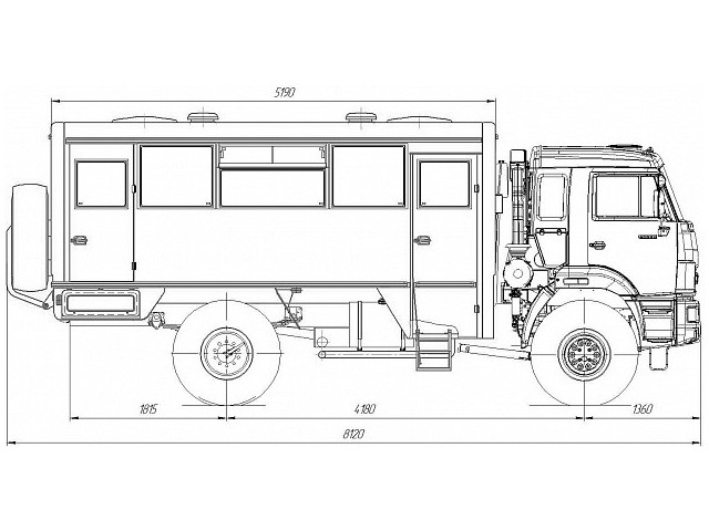 Вахтовый автобус НЕФАЗ-42111М