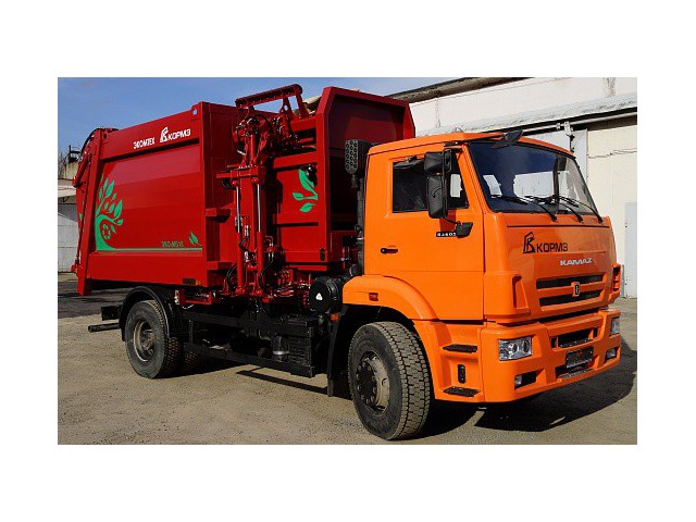 Мусоровоз с боковой загрузкой ЭКО-МБ18к55