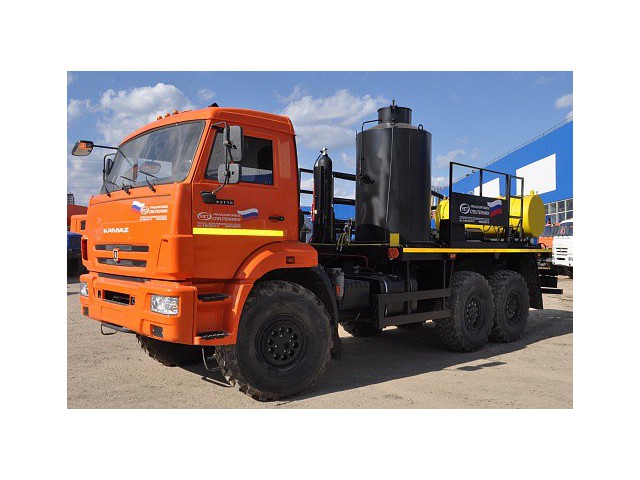 Агрегат для депарафинизации скважин АДПМ 12/150 УЗСТ 6891-10 на шасси КАМАЗ-43118