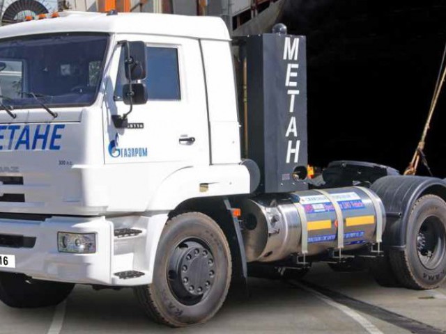 Седельный тягач KAMAZ -65116 на КПГ / СПГ