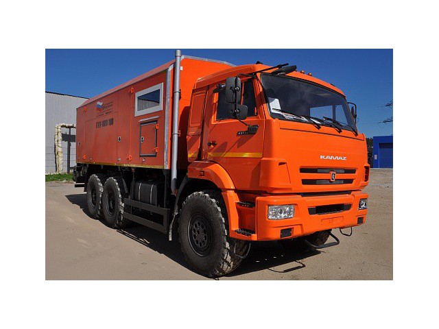 Паропромысловая установка ППУА 1600/100 УЗСТ 6890-01 на базе шасси КАМАЗ-43118