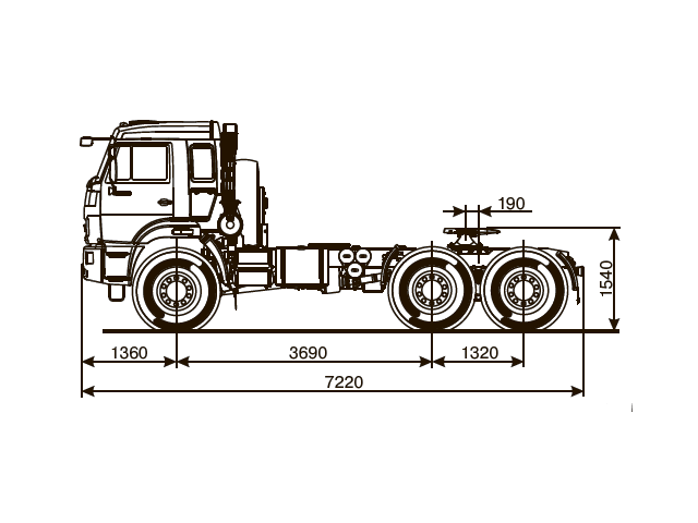 КАМАЗ 53504-50 КАМАЗ 53504-50