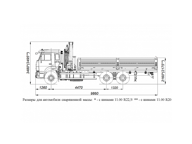 БОРТОВОЙ АВТОМОБИЛЬ С КМУ PALFINGER PK23500А НА ШАССИ KAMAZ-65115 (659000-0000002-24) БОРТОВОЙ АВТОМОБИЛЬ С КМУ PALFINGER PK23500А НА ШАССИ KAMAZ-65115 (659000-0000002-24)