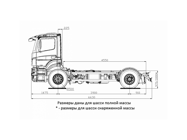 ШАССИ KAMAZ-5325-1002-69 (G5) ШАССИ KAMAZ-5325-1002-69 (G5)