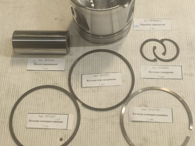 Комплект поршня (евро 3) №1 (полный) Комплект поршня (евро 3) №1 (полный)