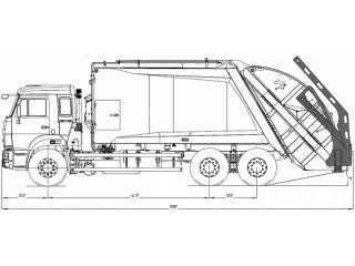 Мусоровоз с задней загрузкой McNeilus 19 Мусоровоз с задней загрузкой McNeilus 19