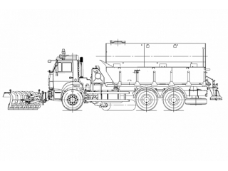 Комбинированная дорожная машина КО-823-10 Комбинированная дорожная машина КО-823-10