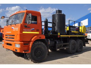 Агрегат для депарафинизации скважин АДПМ 12/150 УЗСТ 6891-10 на шасси КАМАЗ-43118