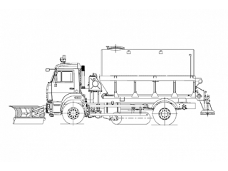 Комбинированная дорожная машина КО-806 Комбинированная дорожная машина КО-806
