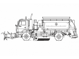 Комбинированная дорожная машина ЭД 244 КМ-24 Комбинированная дорожная машина ЭД 244 КМ-24