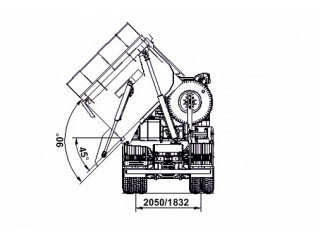 КАМАЗ САМОСВАЛ 65801-68 (T5) С БОКОВОЙ РАЗГРУЗКОЙ