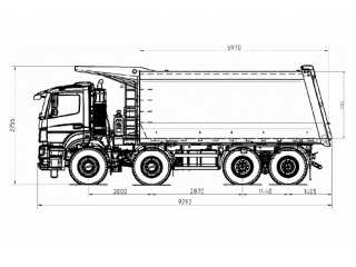 САМОСВАЛ-УГЛЕВОЗ KAMAZ-65801-Т5