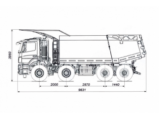 САМОСВАЛ ДЛЯ ПЕРЕВОЗКИ СКАЛЬНЫХ ПОРОД KAMAZ-65801-T5 САМОСВАЛ ДЛЯ ПЕРЕВОЗКИ СКАЛЬНЫХ ПОРОД KAMAZ-65801-T5