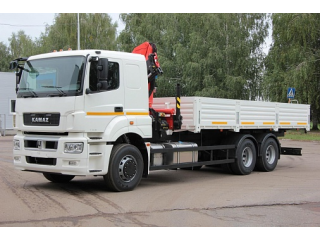 БОРТОВОЙ АВТОМОБИЛЬ С КМУ PALFINGER INMAN IM 150N НА ШАССИ KAMAZ-65207 (659000-0000335-01)