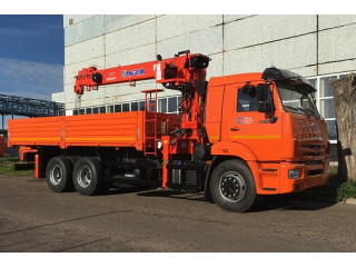 БОРТОВОЙ АВТОМОБИЛЬ С КМУ KANGLIM KS1256G-II TOP НА ШАССИ KAMAZ-65115 (659000-0001200-24)