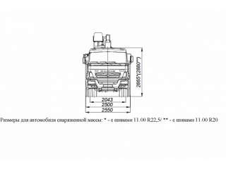 БОРТОВОЙ АВТОМОБИЛЬ С КМУ DONG YANG SS1956 НА ШАССИ KAMAZ-65115 (659000-0001403-23)