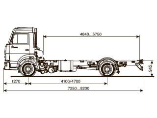 ШАССИ КАМАЗ 4308-69 (G5) ШАССИ КАМАЗ 4308-69 (G5)