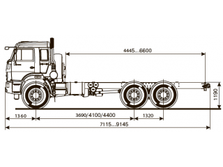 ШАССИ КАМАЗ 43118-50 ШАССИ КАМАЗ 43118-50