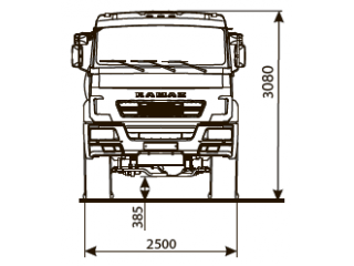 ШАССИ КАМАЗ 43118-50 ШАССИ КАМАЗ 43118-50