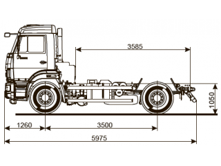 ШАССИ КАМАЗ 43255-69 (G5) ШАССИ КАМАЗ 43255-69 (G5)