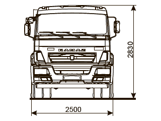 ШАССИ КАМАЗ 43255-69 (G5) ШАССИ КАМАЗ 43255-69 (G5)