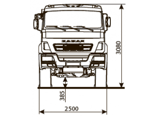 ШАССИ КАМАЗ 43502-66 (D5) ШАССИ КАМАЗ 43502-66 (D5)