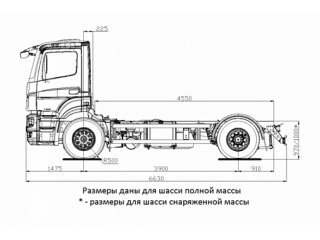 ШАССИ KAMAZ-5325-1002-69 (G5) ШАССИ KAMAZ-5325-1002-69 (G5)