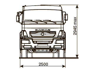 ШАССИ КАМАЗ 53605-48 (A5) ШАССИ КАМАЗ 53605-48 (A5)