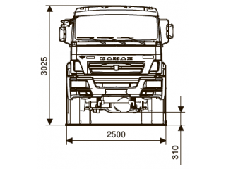 ШАССИ КАМАЗ 65111-50