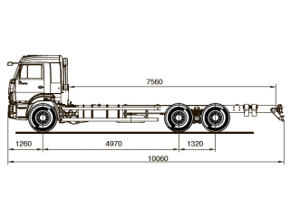ШАССИ КАМАЗ 65117-48 (А5) ШАССИ КАМАЗ 65117-48 (А5)