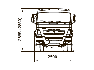 ШАССИ КАМАЗ 65117-48 (А5) ШАССИ КАМАЗ 65117-48 (А5)