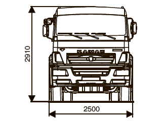 ШАССИ КАМАЗ 6520-53 ШАССИ КАМАЗ 6520-53
