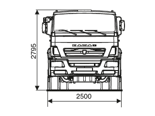 ШАССИ КАМАЗ 65201-53 ШАССИ КАМАЗ 65201-53