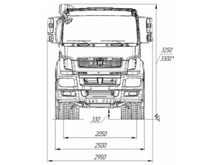 ШАССИ KAMAZ-6580-3051-68 (T5) ШАССИ KAMAZ-6580-3051-68 (T5)