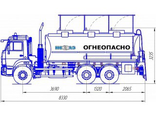 Автотопливозаправщик НЕФАЗ-66052 Автотопливозаправщик НЕФАЗ-66052